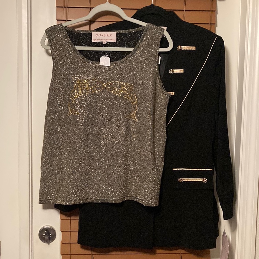 G.O.S.P.E.L Tank Top & Blazer Set